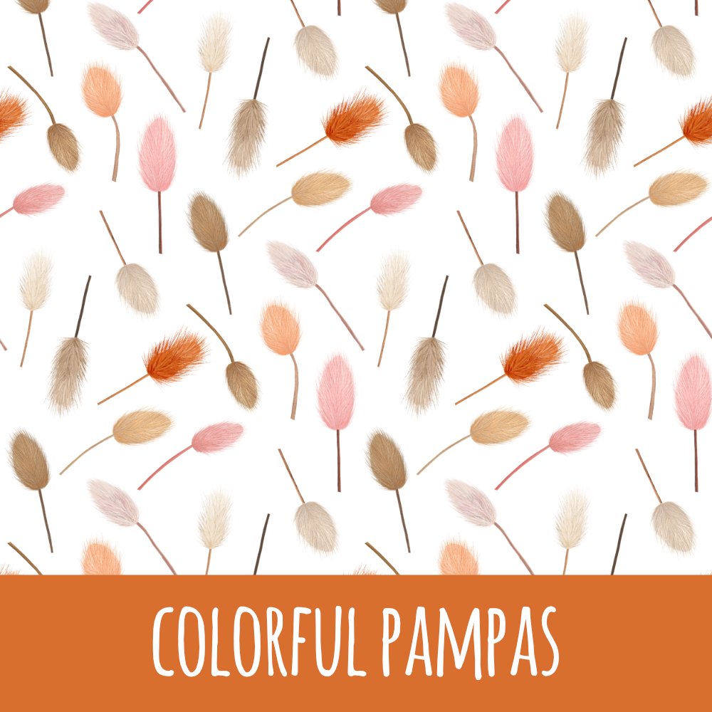 Colorful pampas Baumwolle