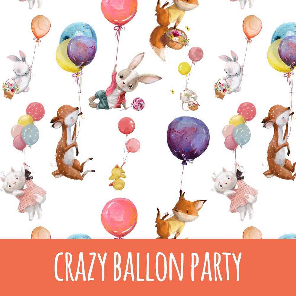 Crazy ballon party Baumwolle
