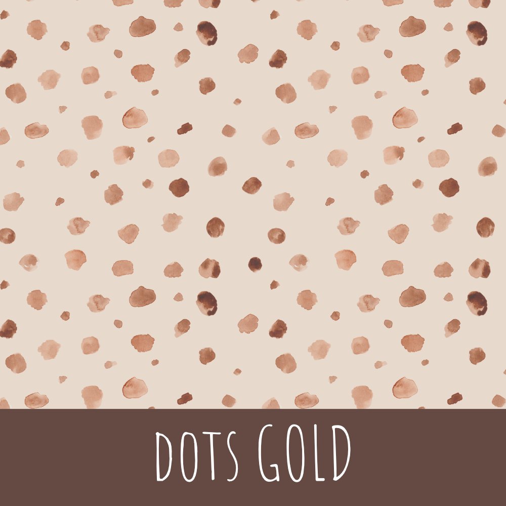 Dots gold Baumwolle