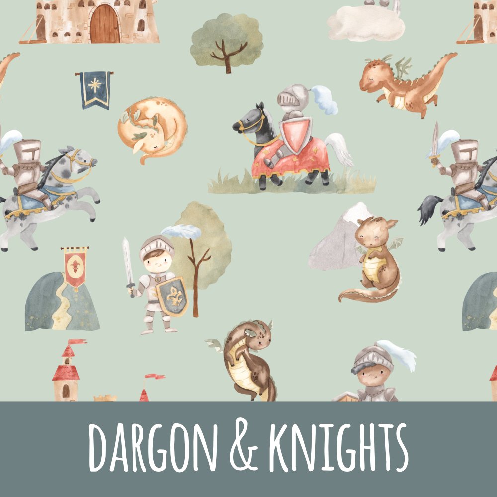 Dragon knights Baumwolle