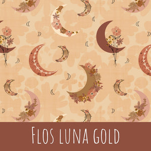 Flos luna gold Bio Jersey - Mamikes