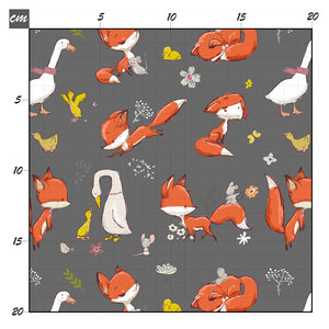 Foxe and goose grau Bio Jersey - Mamikes