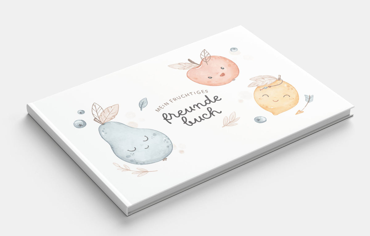 Freundschaftsbuch Boho Früchte