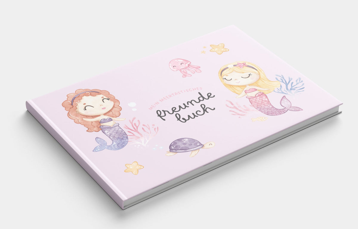 Freundschaftsbuch Meerjungfrau