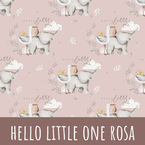 Hello little one rosa Baumwolle - Mamikes
