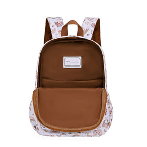 Kindergartenrucksack Boho Rainbow – seitliches Steckfach für Trinkflasche