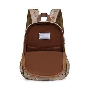 Kindergartenrucksack Building Machines – seitliches Steckfach für Trinkflasche