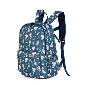 Kindergartenrucksack Fußballtiere – gepolsterte Schulterträger & Brustgurt