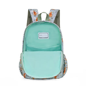 Kindergartenrucksack Giraffen Freunde – seitliches Steckfach für Trinkflasche