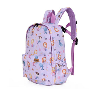 Kindergartenrucksack Meerjungfrau – gepolsterte Schulterträger & Brustgurt