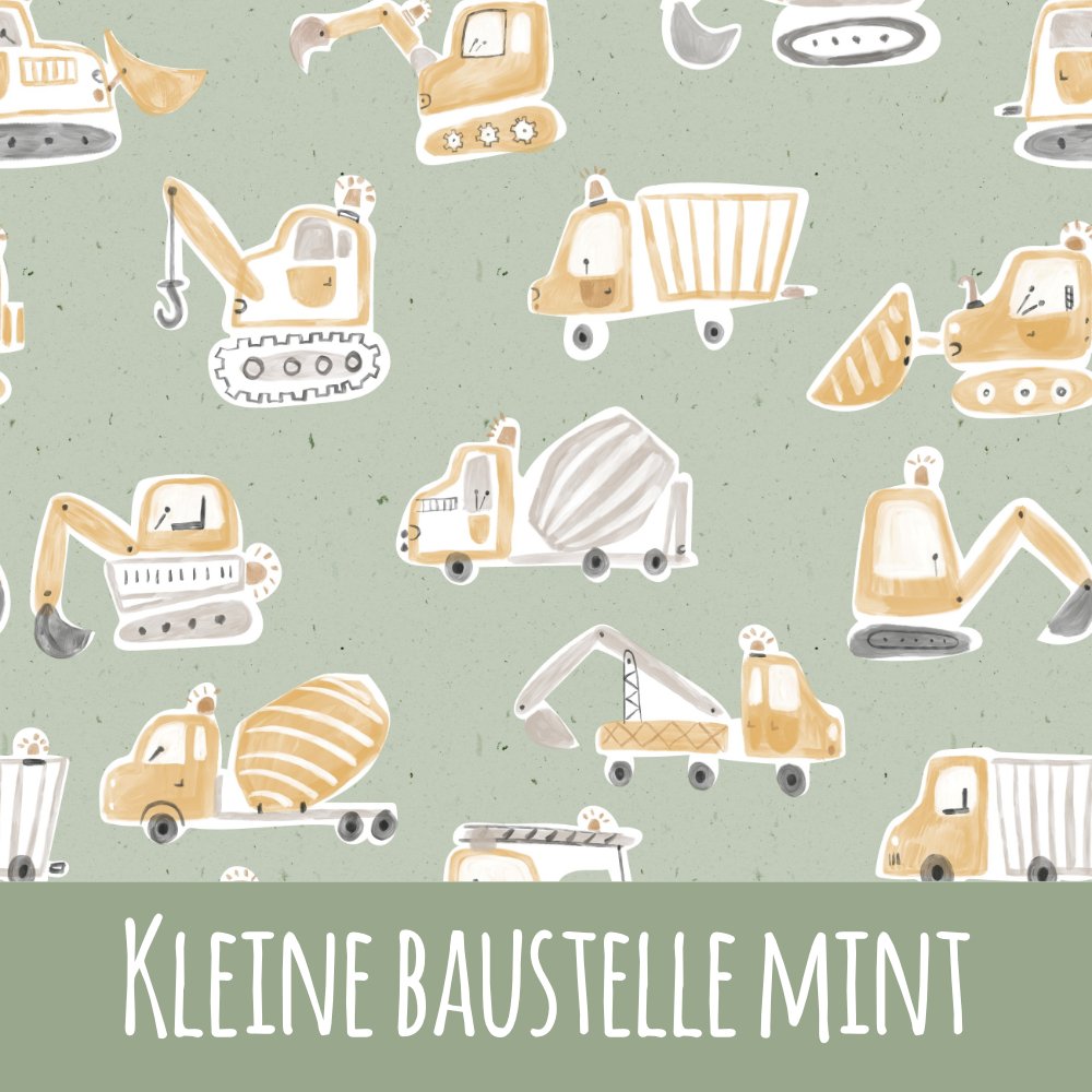 Kleine Baustelle mint Baumwolle