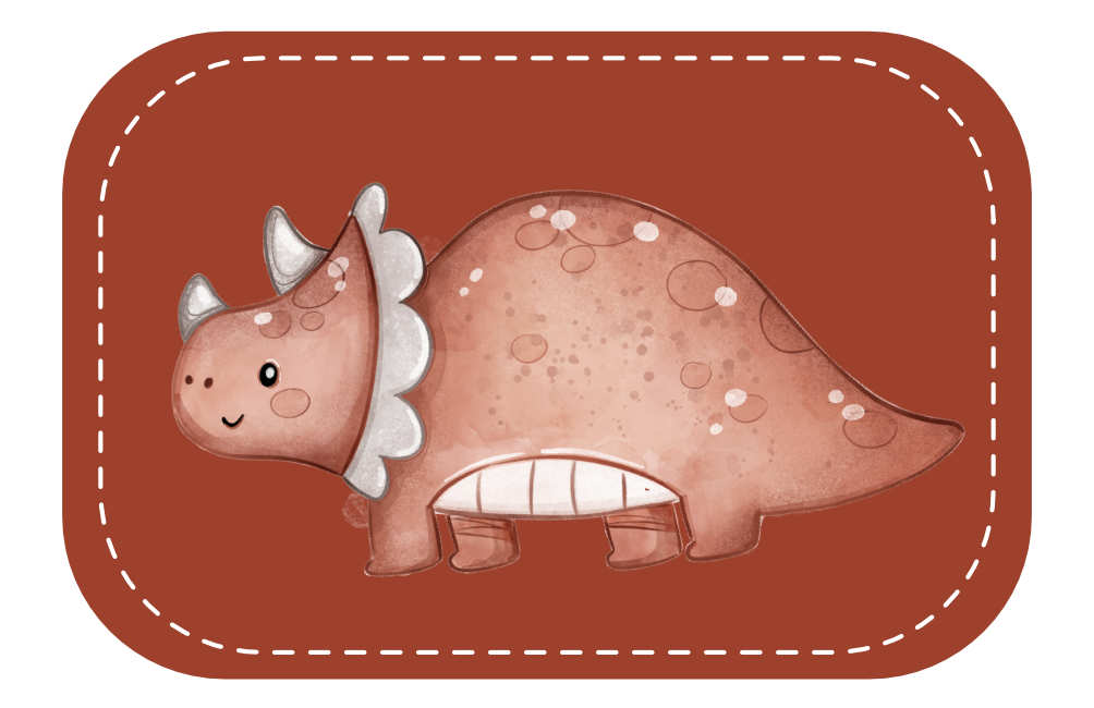 Kunstleder Patch (Farbe wählbar) 65.Dino 5