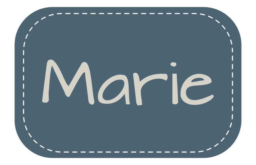 Kunstleder Patch (Farbe wählbar) Wunschname Schriftart 1