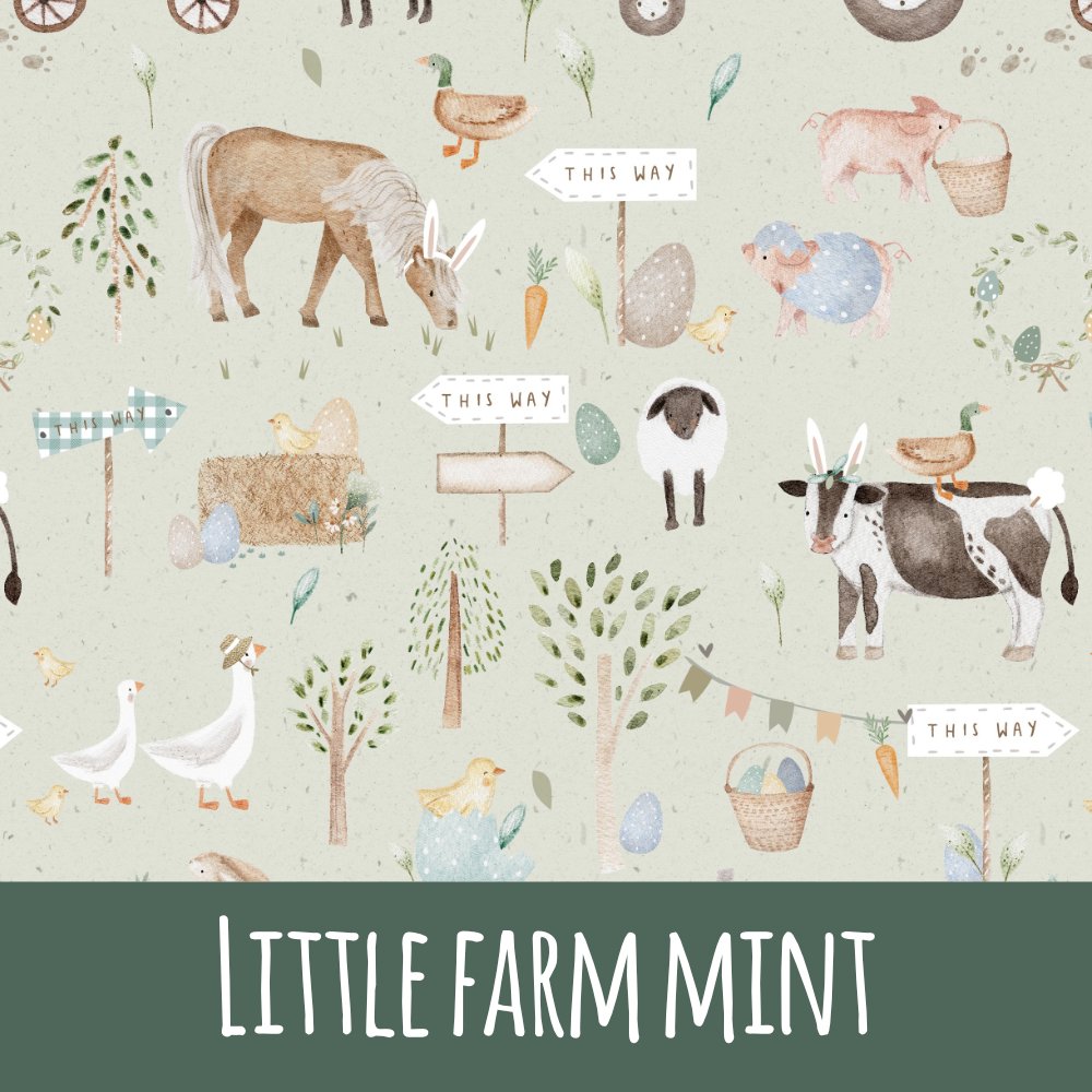 little farm mint Musselin