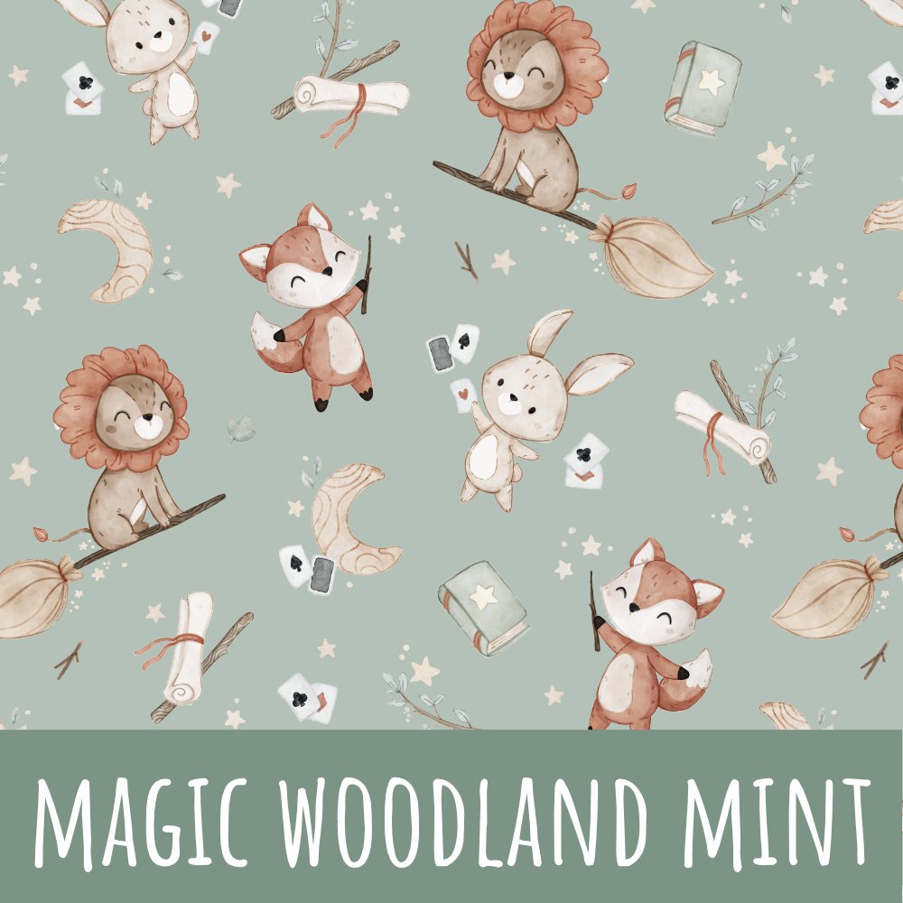 magic woodland mint Musselin