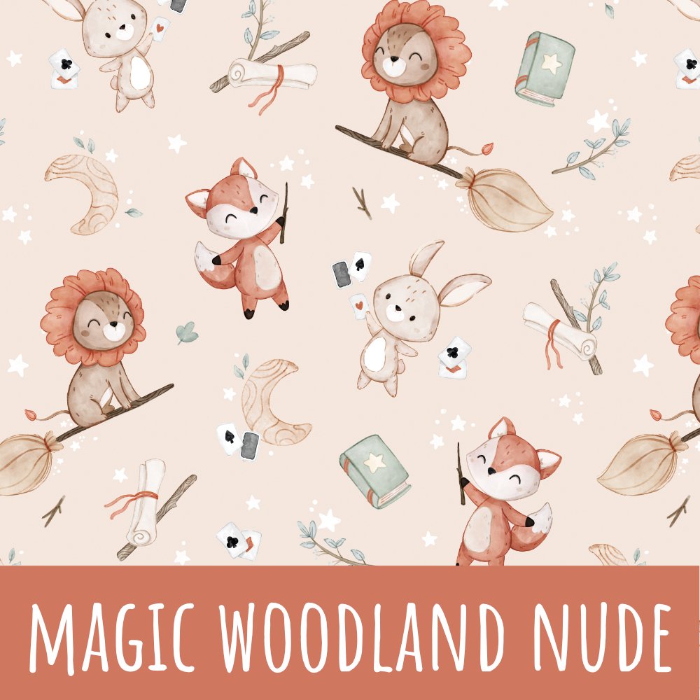 Magic woodland nude Baumwolle