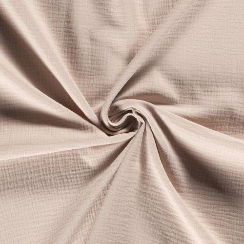 Musselin Uni beige