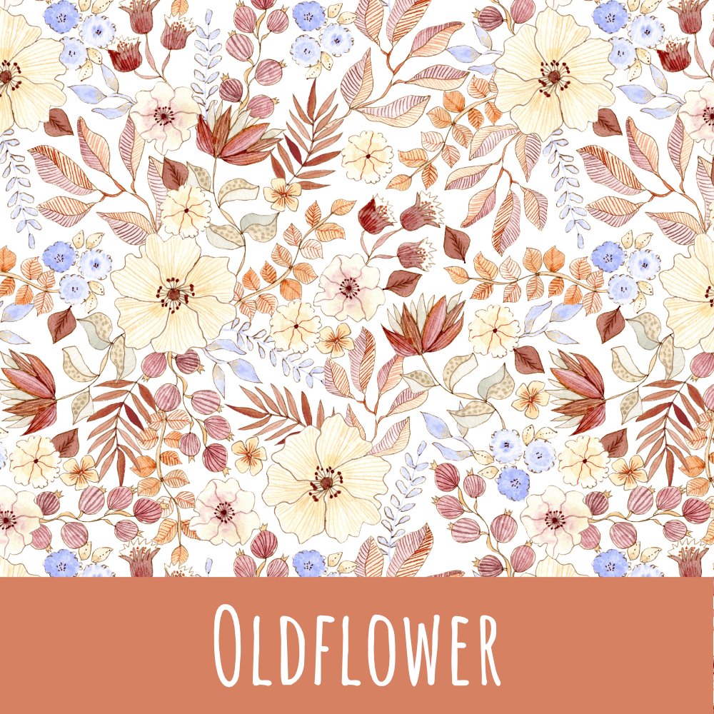 Old flower Baumwolle