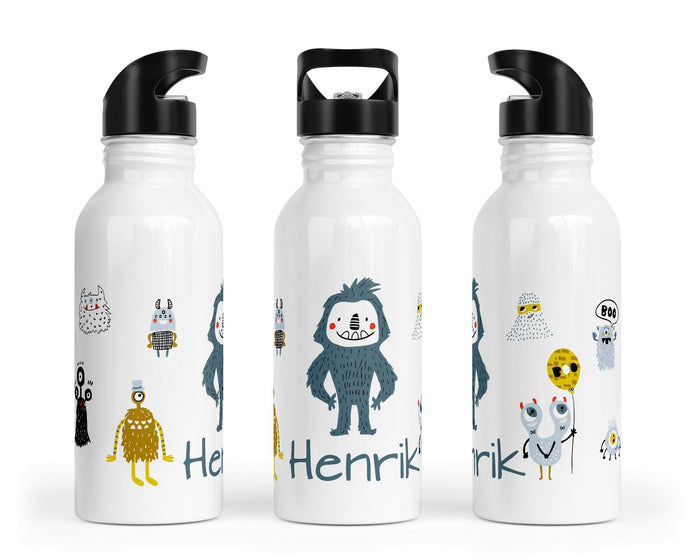 Personalisierte Edelstahl Trinkflasche 22.Monster