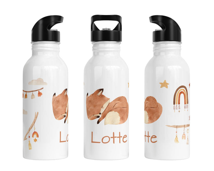 Personalisierte Edelstahl Trinkflasche 26.Fuchs
