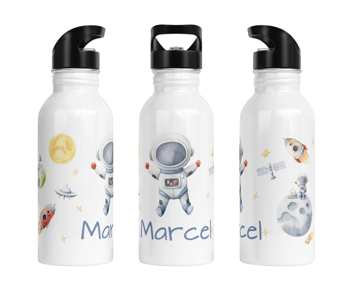 Personalisierte Edelstahl Trinkflasche 33.Weltraum