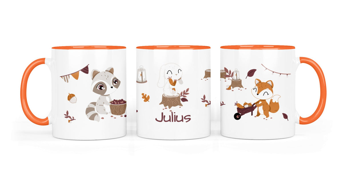 Personalisierte Keramiktasse (7 Farben) 71. autumn Fall