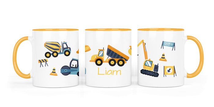 Personalisierte Keramiktasse (7 Farben) 89. Baustelle 2