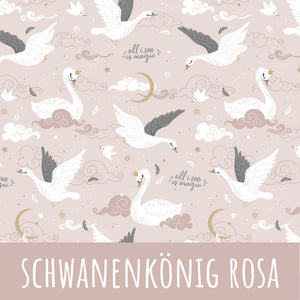 Schwanenkönig rosa Bio Jersey - Mamikes