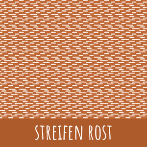 Streifen rost Baumwolle - Mamikes