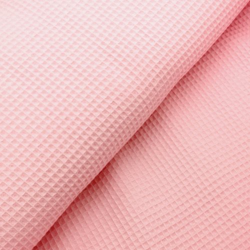 Waffel Pique rosa