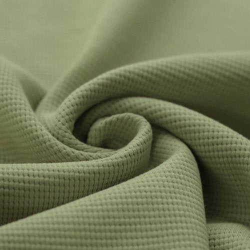 Waffelstrick Jersey olive