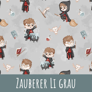 Zauberer Li grau Musselin - Mamikes