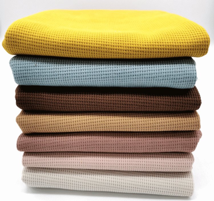 Waffelstrick Jersey Uni - Mamikes