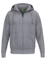 Hotze Trainer Trainingsjacke mit Kapuze grau