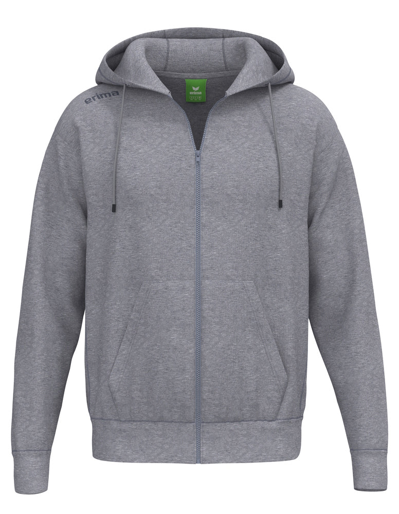 Trainer Trainingsjacke mit Kapuze grau – TSV Schönaich