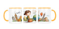 Personalisierte Keramiktasse (7 Farben) 604 Abenteurerin