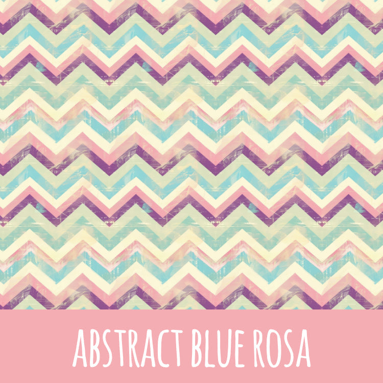 Abstract blue rosa Bio Rib Jersey 106cm Stoffrest 15,45€/m
