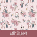 artist bunny rosa Bio-Jersey 37cm Stoffreste 17,91/m