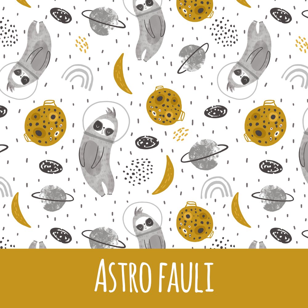 Astro Fauli Bio Jersey 48cm Stoffrest 18,51€/m