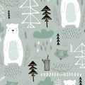 Waldbär mint Bio Rip-Jersey 55cm Stoffreste 15,3/m