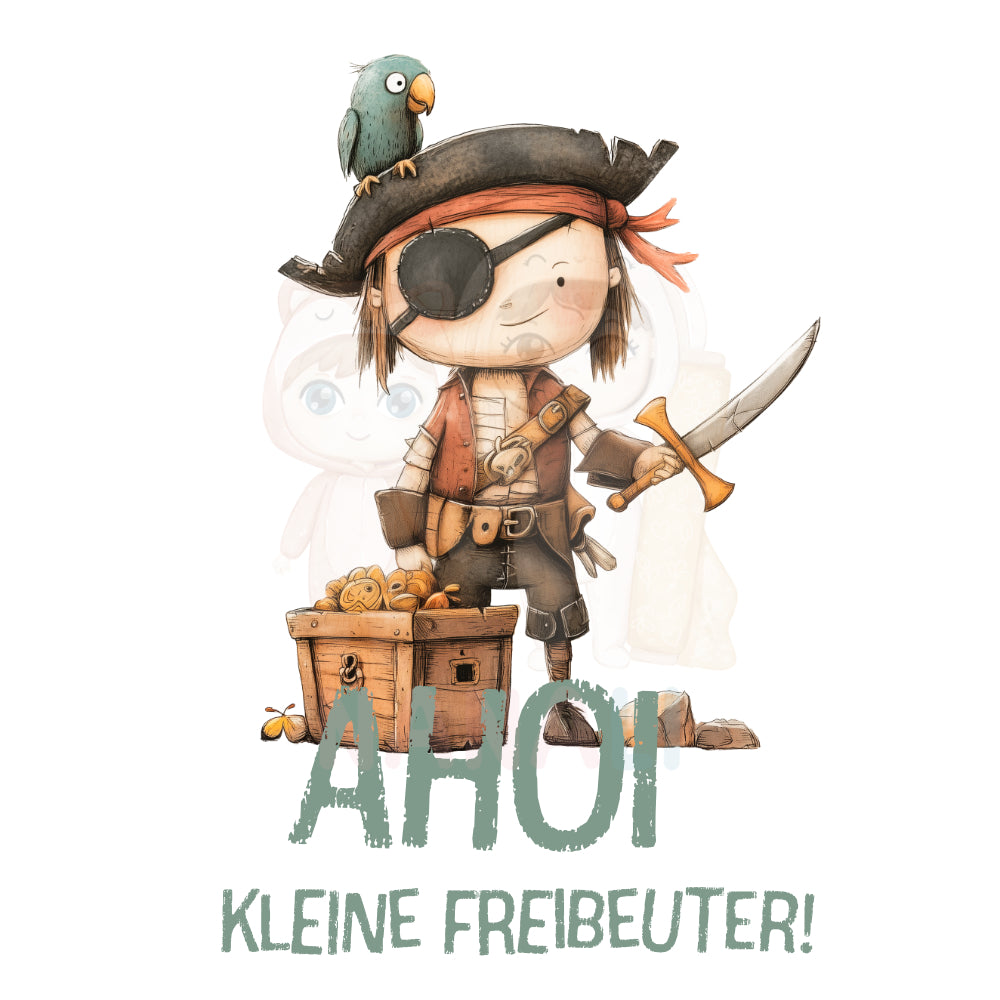 Bügelbild Ahoi kleine Freibeuter! - BS006