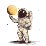 Bügelbild Astronaut - 25-043