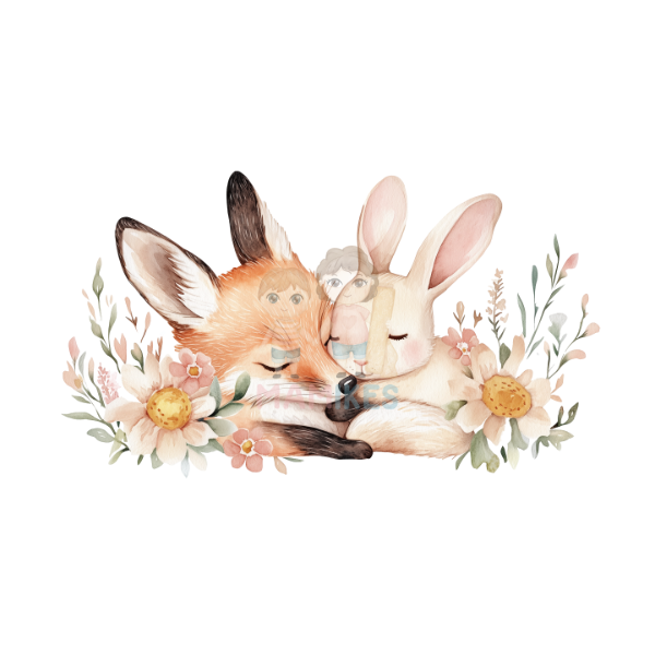 Bügelbild Fuchs & Hase 2 - 25-050