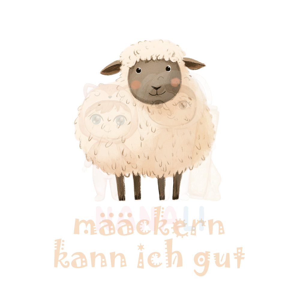Bügelbild määckern kann ich gut - BS024
