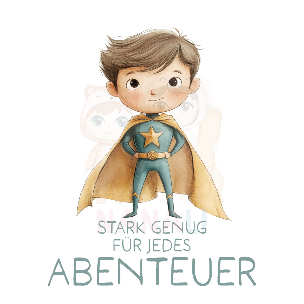 Bügelbild Stark genug für jedes Abenteuer - BS004