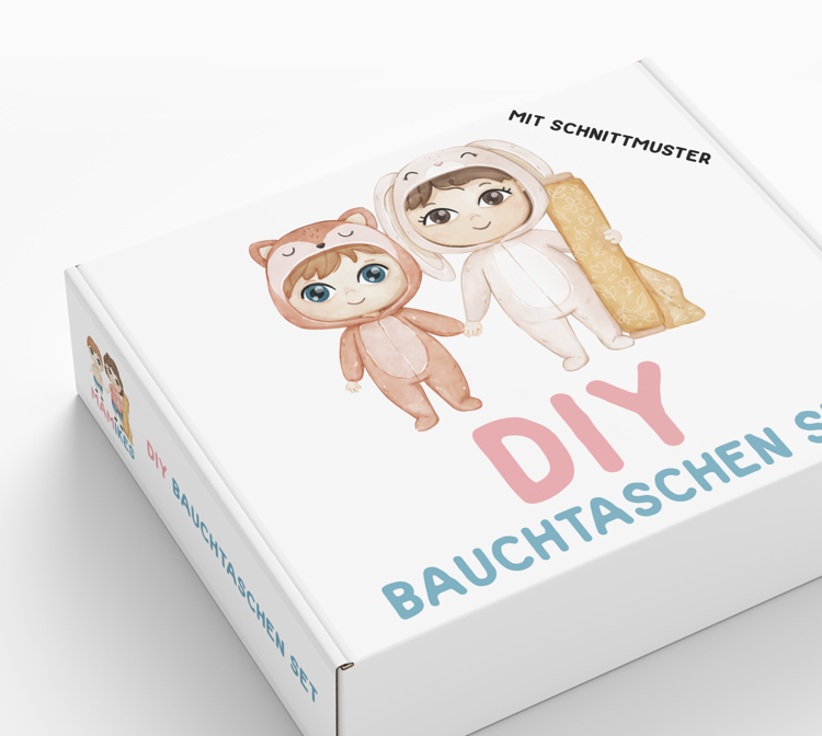 Nähset DIY Bauchtasche mit Schnittmuster