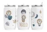 Personalisierte Thermo-Edelstahl Trinkdose  24. Lion Moon