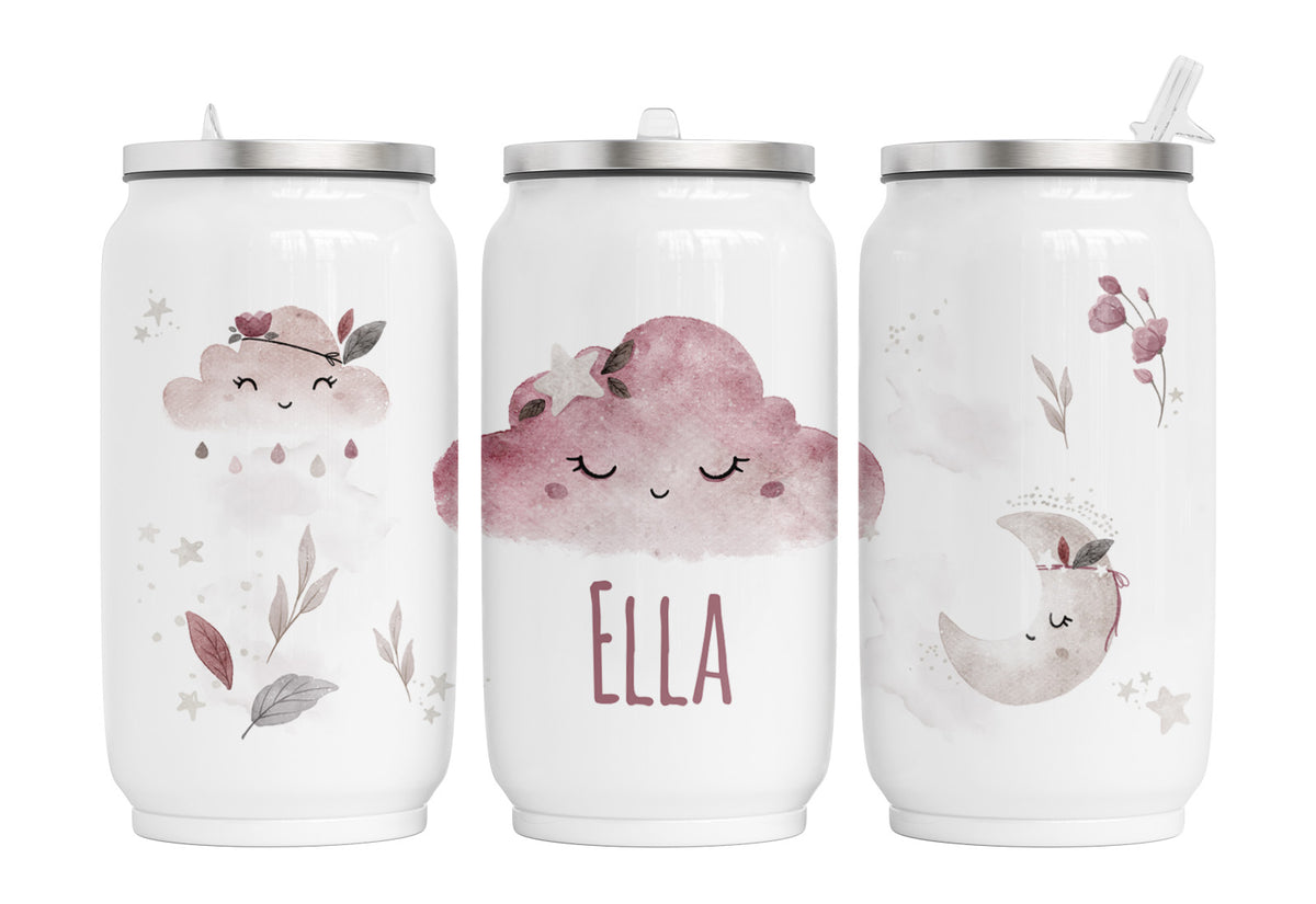Personalisierte Thermo-Edelstahl Trinkdose  29. Boho Cloud