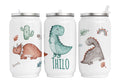 Personalisierte Thermo-Edelstahl Trinkdose  64. Dinos