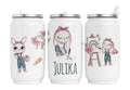Personalisierte Thermo-Edelstahl Trinkdose  Artist bunny
